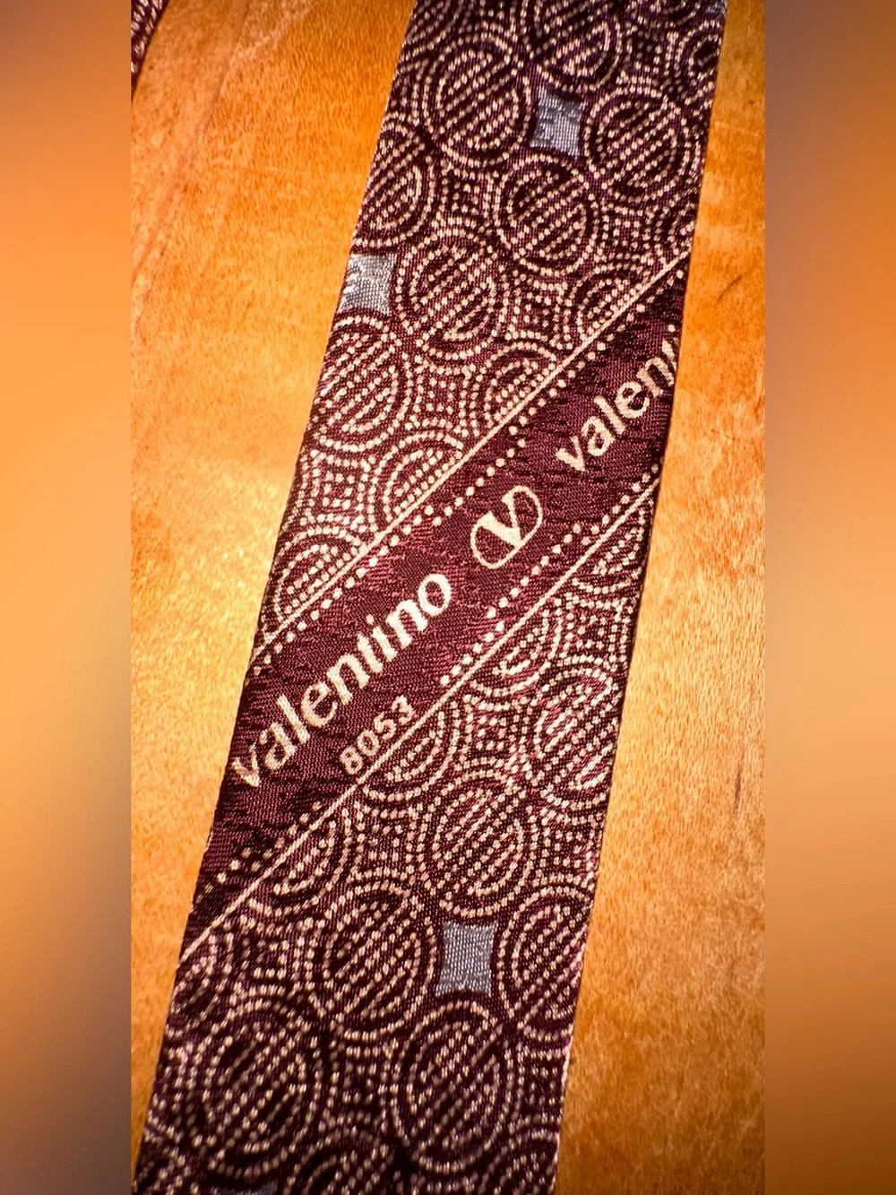 Valentino silk tie